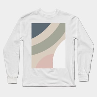 Diseño Abstracto en tonos roas y grises Long Sleeve T-Shirt